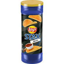 Lay's Stax BBQ Potato Crisps | Stackable Snack | 4 Pack (5.5 oz )