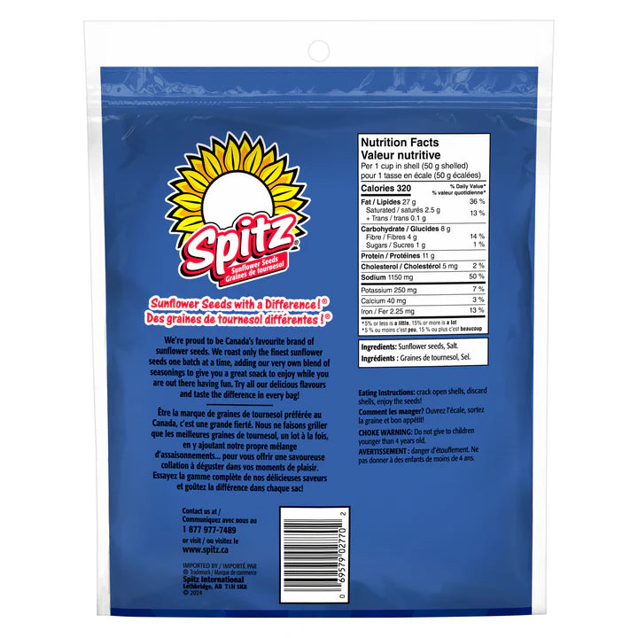 Spitz Salted Sunflower Seeds (210g)