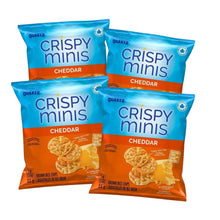 Quaker Crispy Minis | Savory Cheddar Rice Snacks (4-Pack) 33g