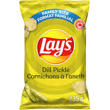 Lay's Dill Pickle Potato Chips | Bold Tangy Flavor  7.75 oz Bag