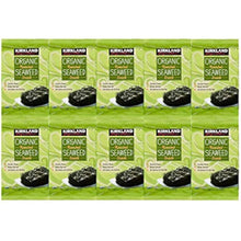 Kirkland Signature Organic Roasted Seaweed Snacks - 10-Pack Crispy Nori Sheets