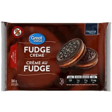 Great Value Fudge Creme Cookies, 300g/10.6 oz