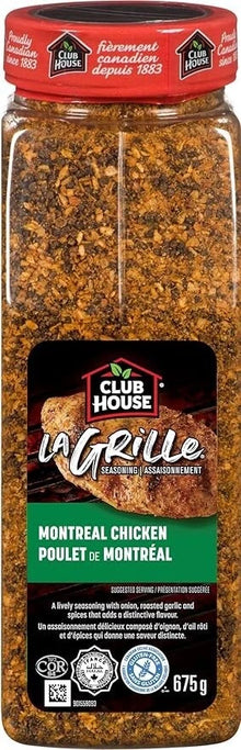 Club House La Grille Montreal Chicken Spice 675g