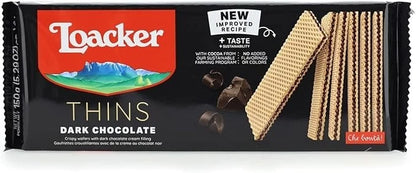 Loacker Premium Fondente Dark Chocolate Wafers – Rich & Crispy Indulgence – 150g