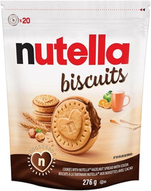 Nutella Biscuits, Hazelnut Spread with Cocoa, 20 count