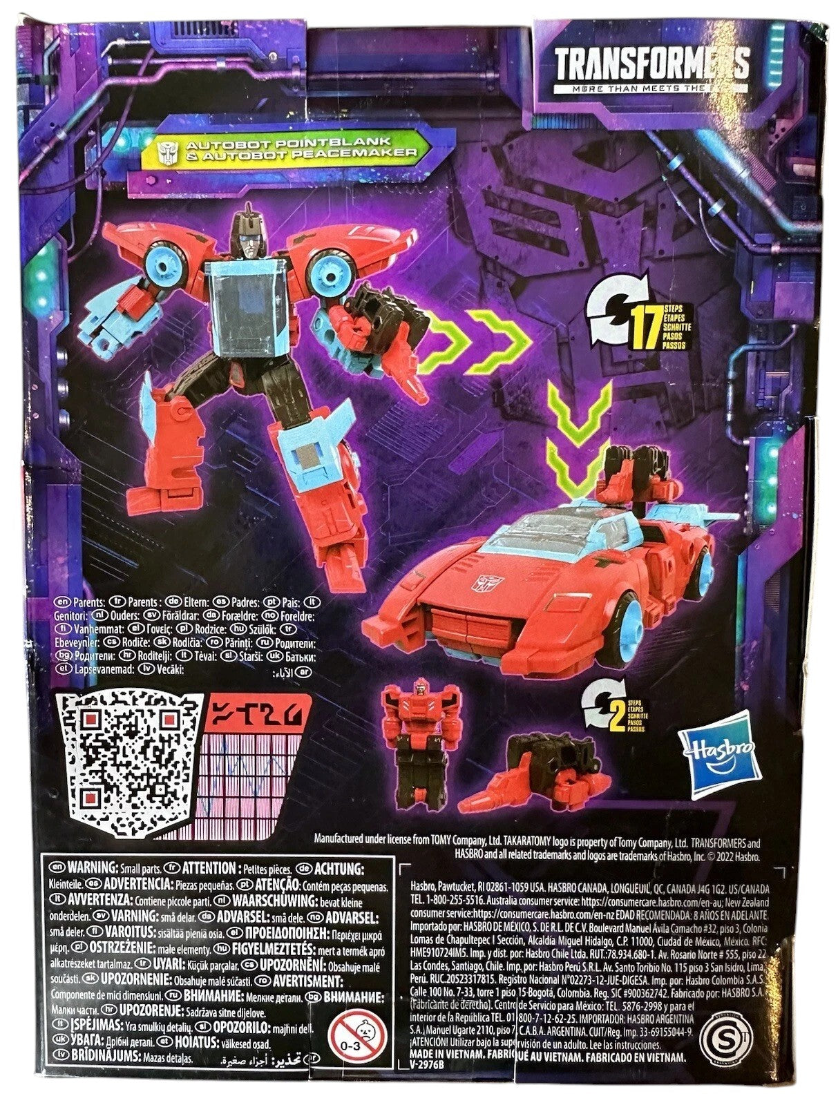 Transformers Legacy Autobot Pointblank & Peacemaker: G1 Universe Action Figure Set