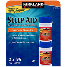 Kirkland Signature Nighttime Sleep Aid, Compare to Unisom Sleeptabs, 192 Count