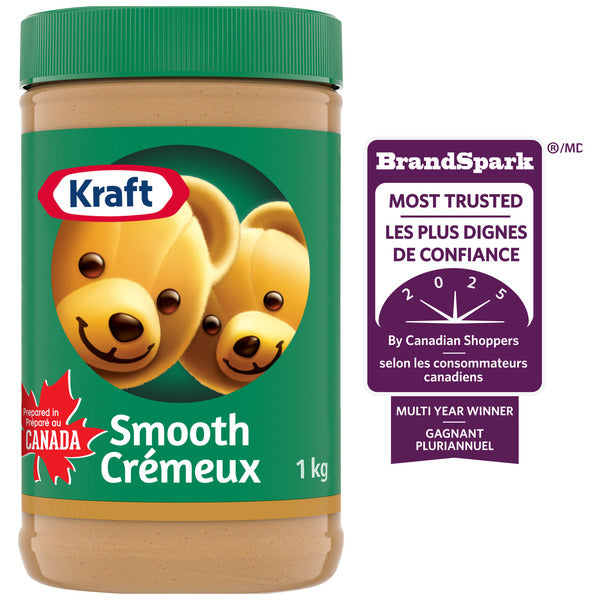 Kraft Peanut Butter Smooth 1kg