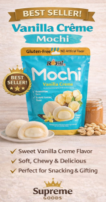Mochi Variety Pack with 5 Assorted Creamy Mochi Dessert Flavors